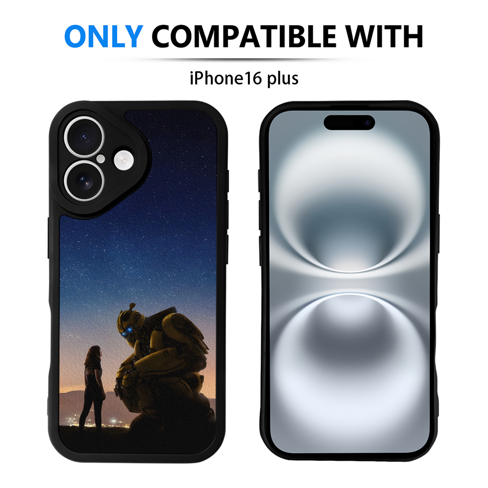 （画像用） Transformers トランスフォーマー 【iPhone 16シリーズ対応】シリコンスマホケース（レザー調） 材質：シリコン